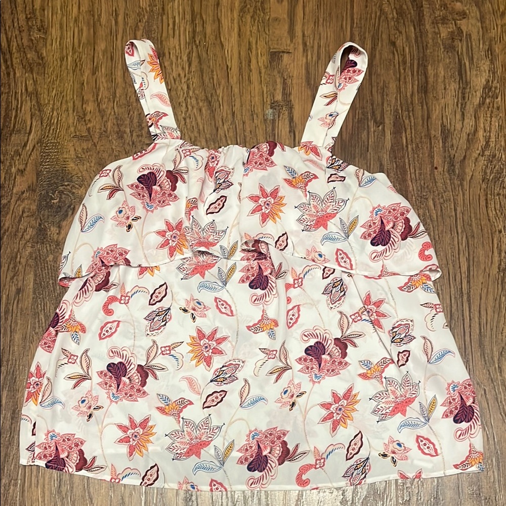 LOFT Floral Print Blouse, Woman medium blouse, Great Condition
